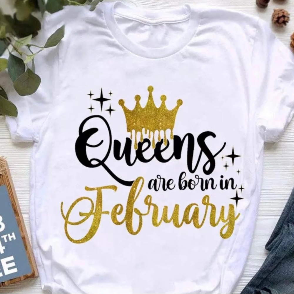 Plus Size It's the Queen's Birthday in February Tee-Shirt